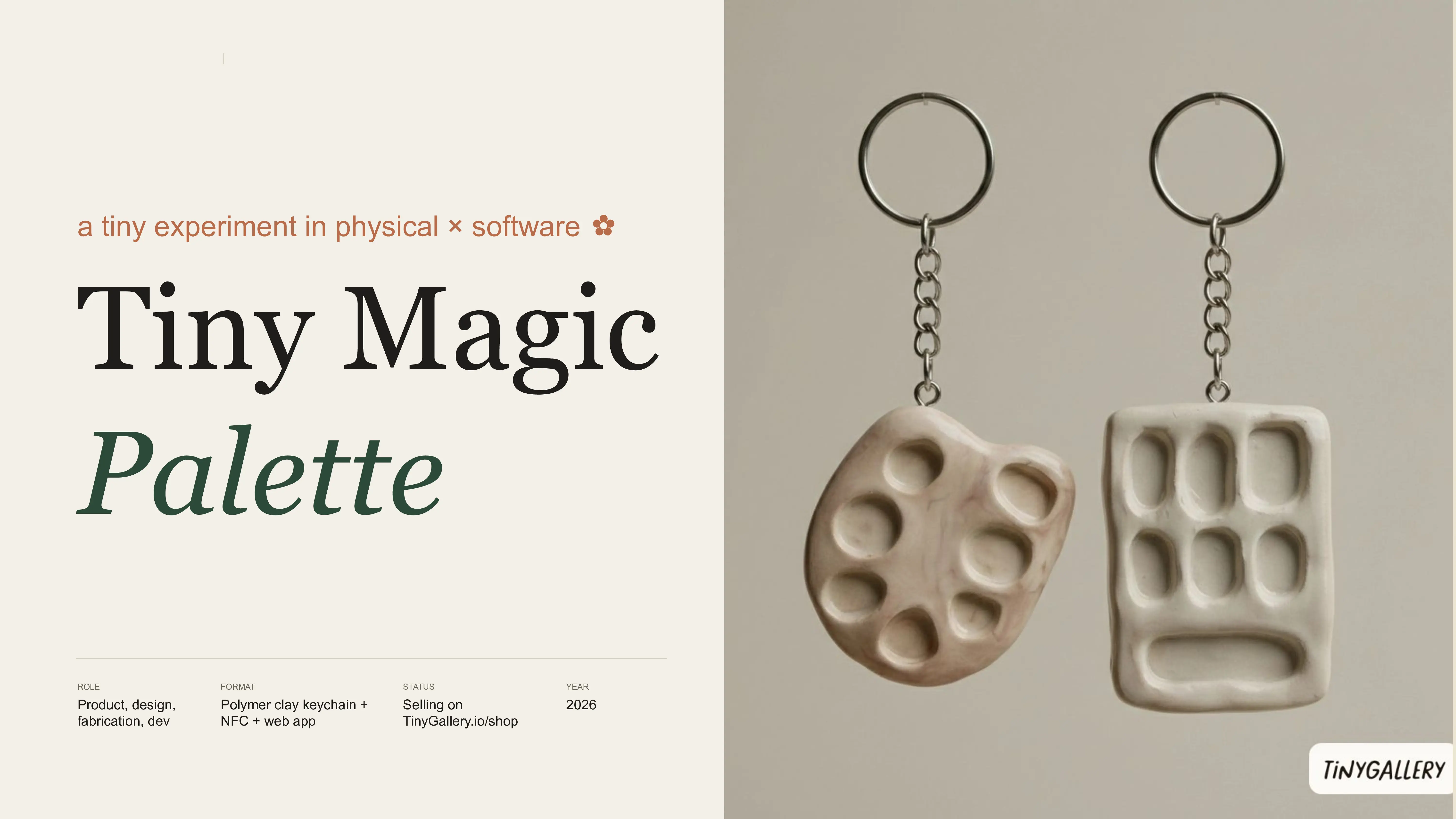 Tiny Magic Palette NFC art tool hero image